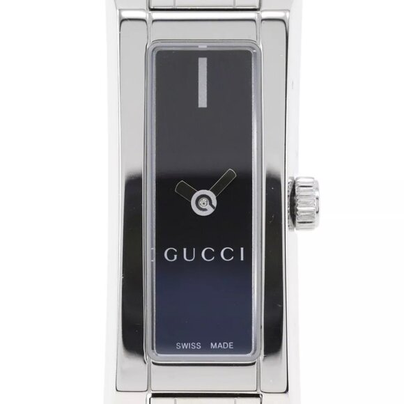 GUCCI Watches 110 blackDial Stainless Steel Quartz Analog display Women - Picture 1 of 7